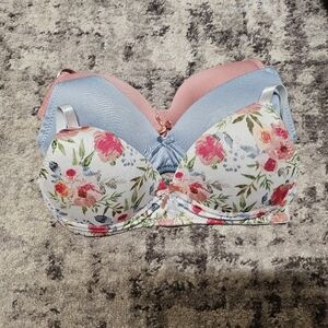 3 T Shirt Bras Size 34 A